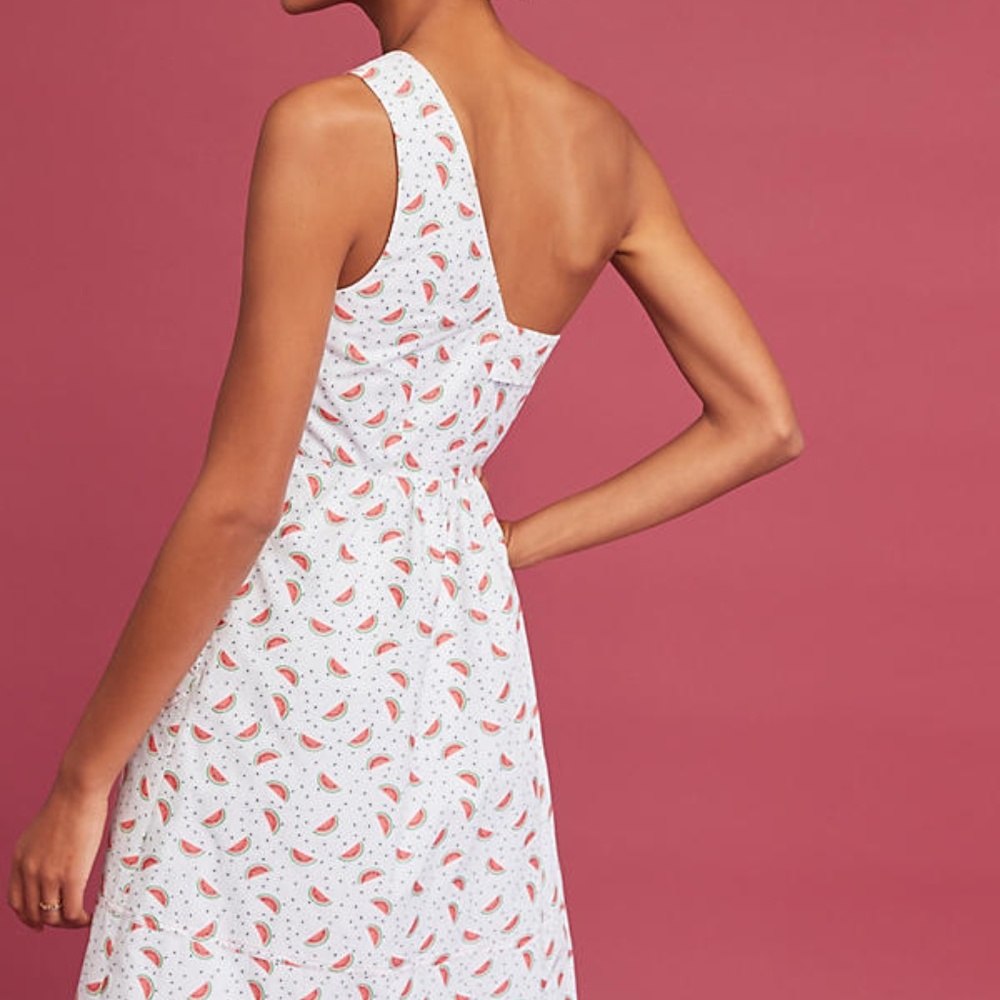 Anthropologie HD in Paris One Shoulder Fit & Flare - Picture 6 of 8
